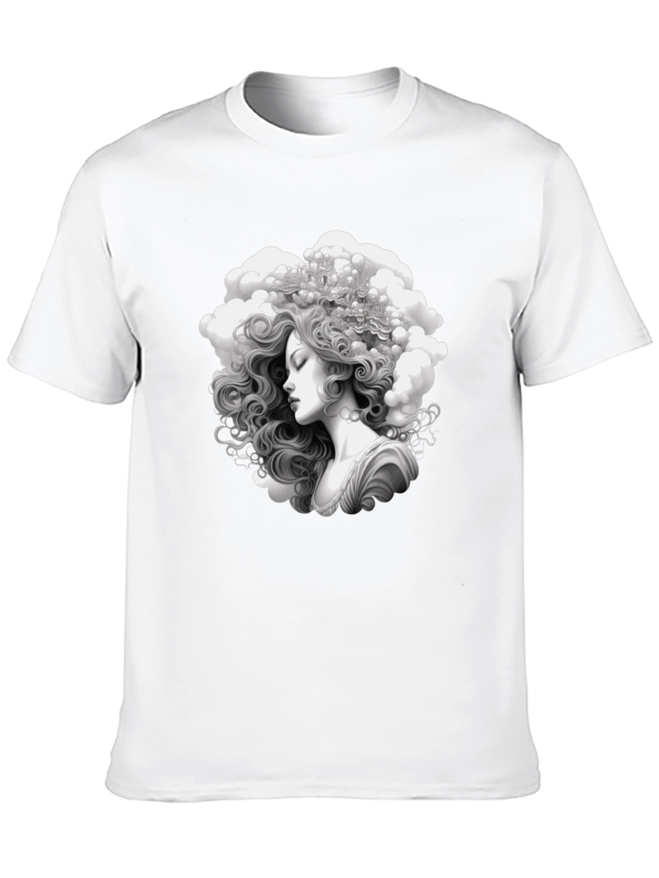 Cloud Lady Black T-Shirt