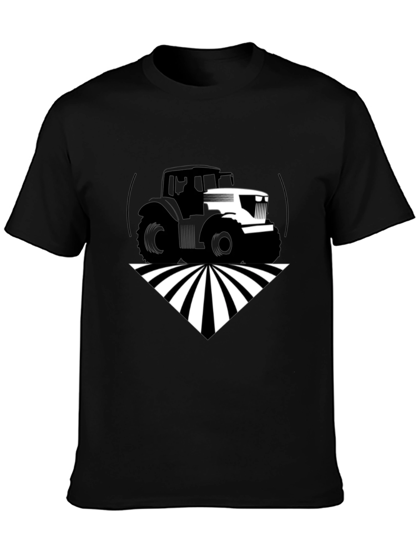 Tractor Graphic Black T-Shirt - Farm Life Apparel