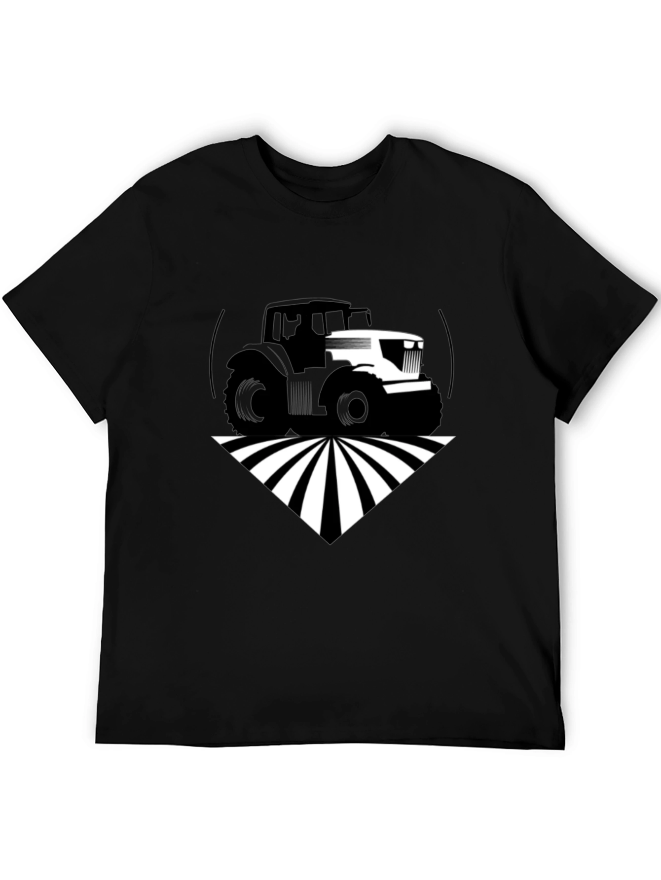 Tractor Graphic Black T-Shirt - Farm Life Apparel