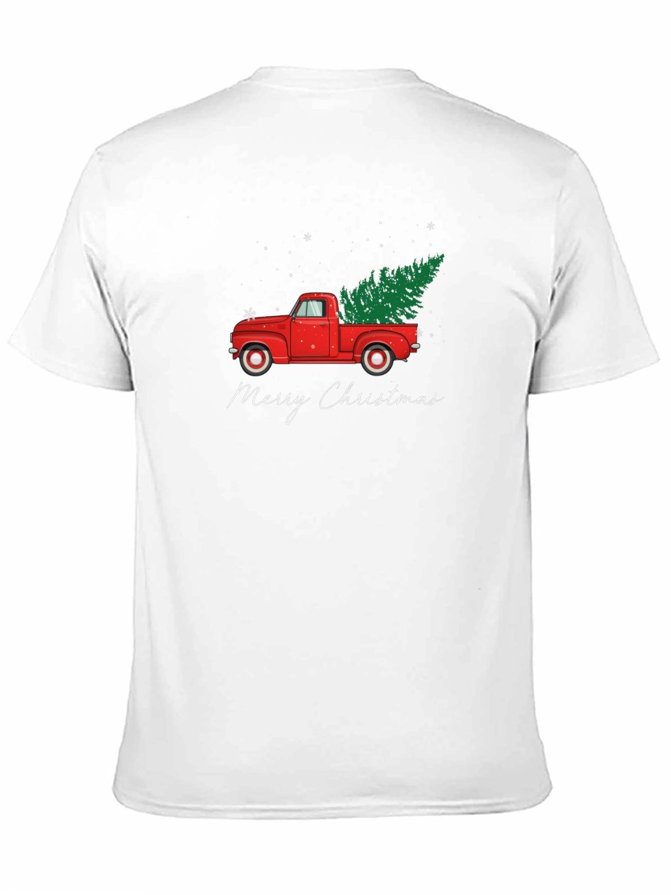 Merry Christmas Red Truck T-Shirt