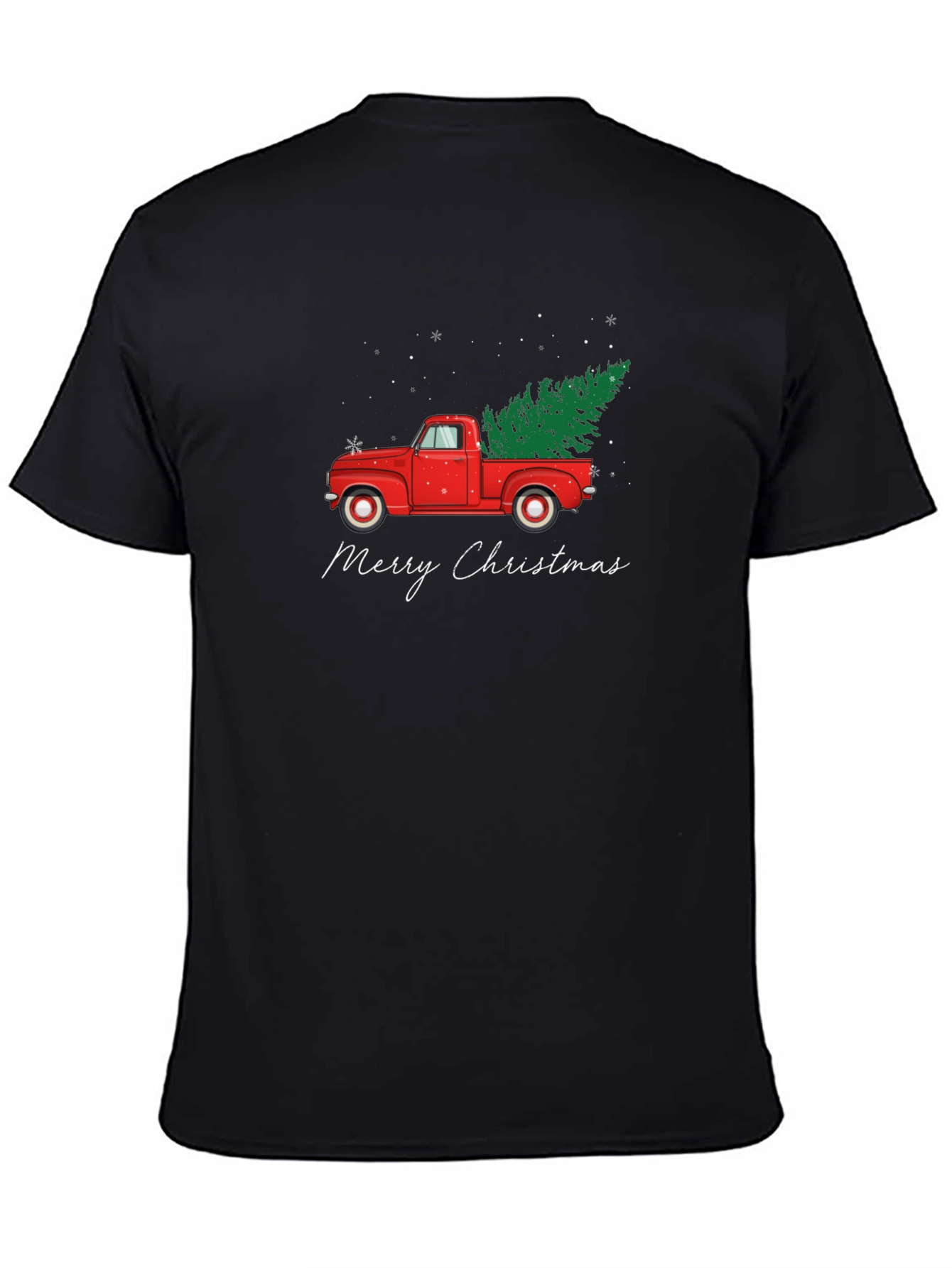 Merry Christmas Red Truck T-Shirt