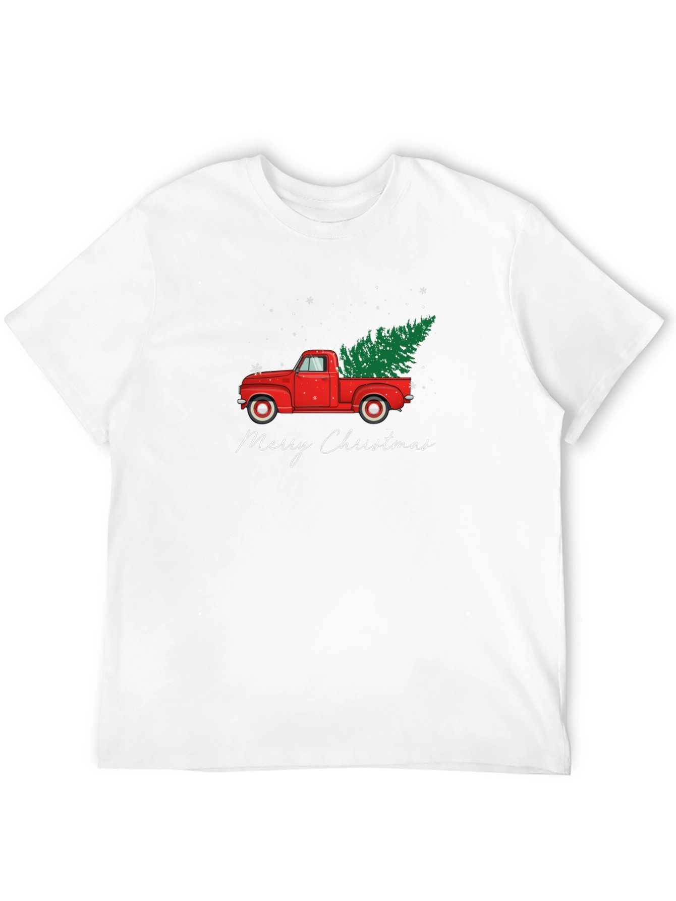Merry Christmas Red Truck T-Shirt