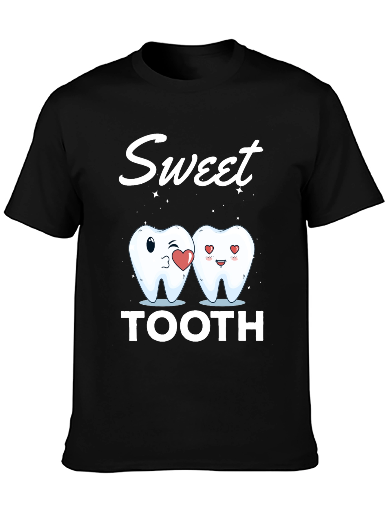 Sweet Tooth T-Shirt - Cute Cartoon Dental Tee