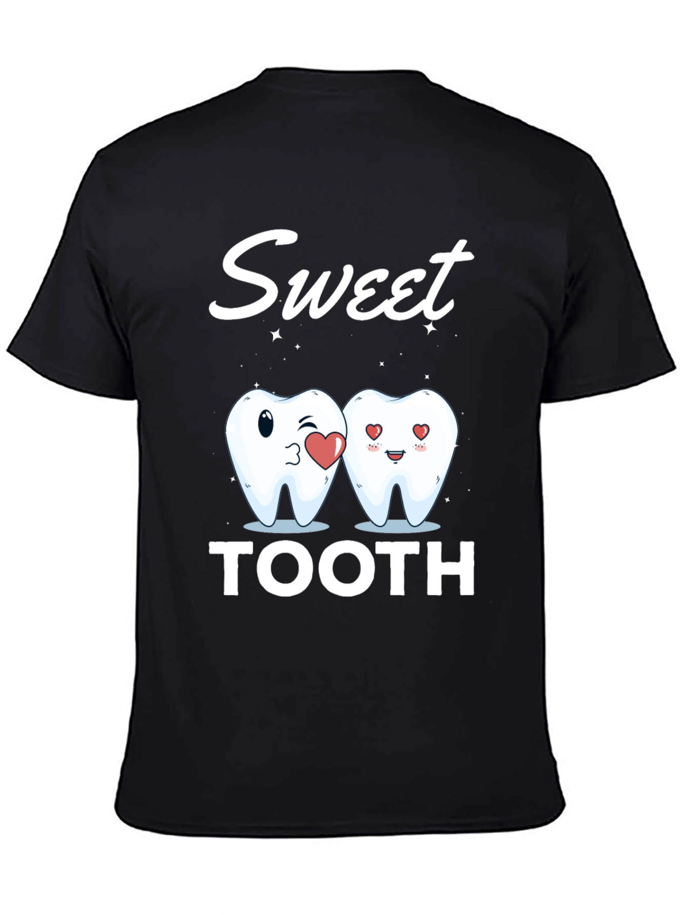 Sweet Tooth T-Shirt - Cute Cartoon Dental Tee
