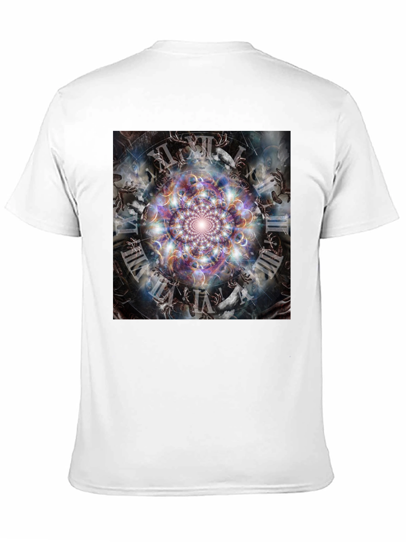 Surreal Time Mandala Graphic Tee