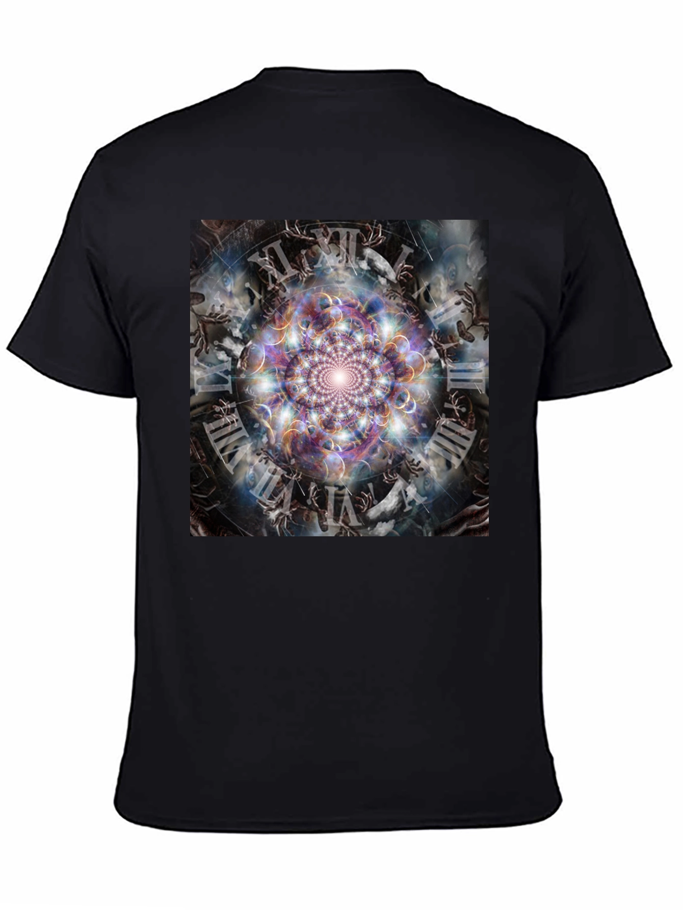 Surreal Time Mandala Graphic Tee