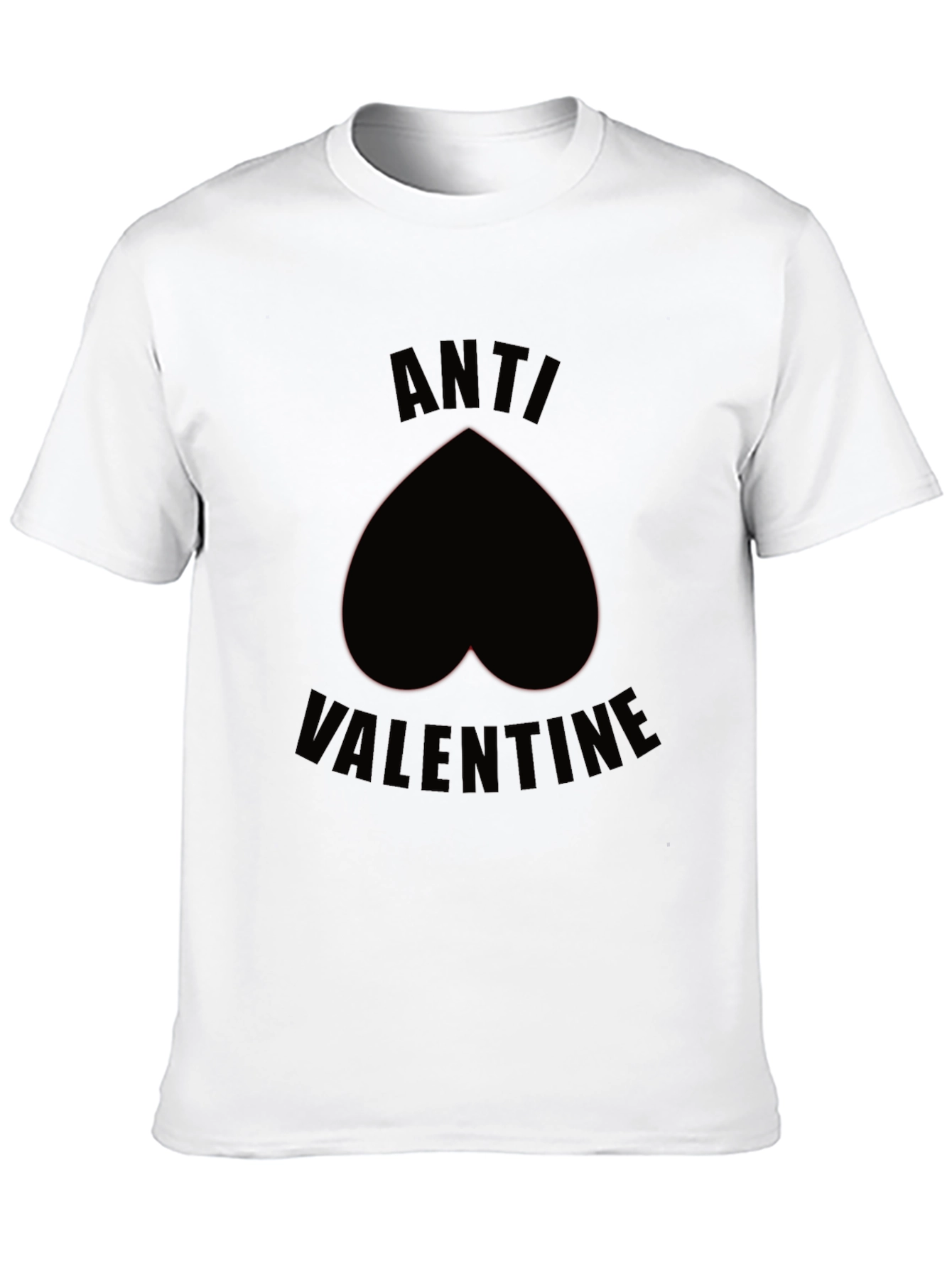 Anti-Valentines Day Black Heart T-Shirt