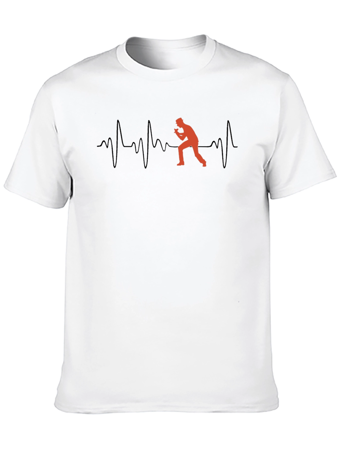DJ Heartbeat Graphic Tee - Music Lover Shirt