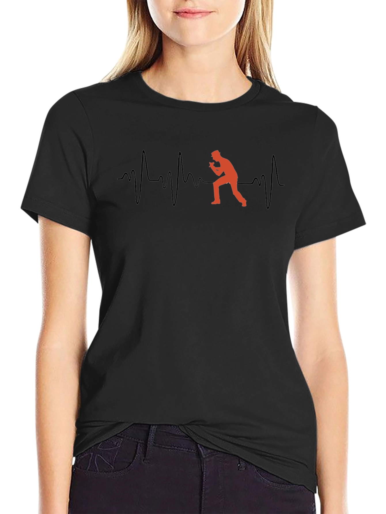 DJ Heartbeat Graphic Tee - Music Lover Shirt