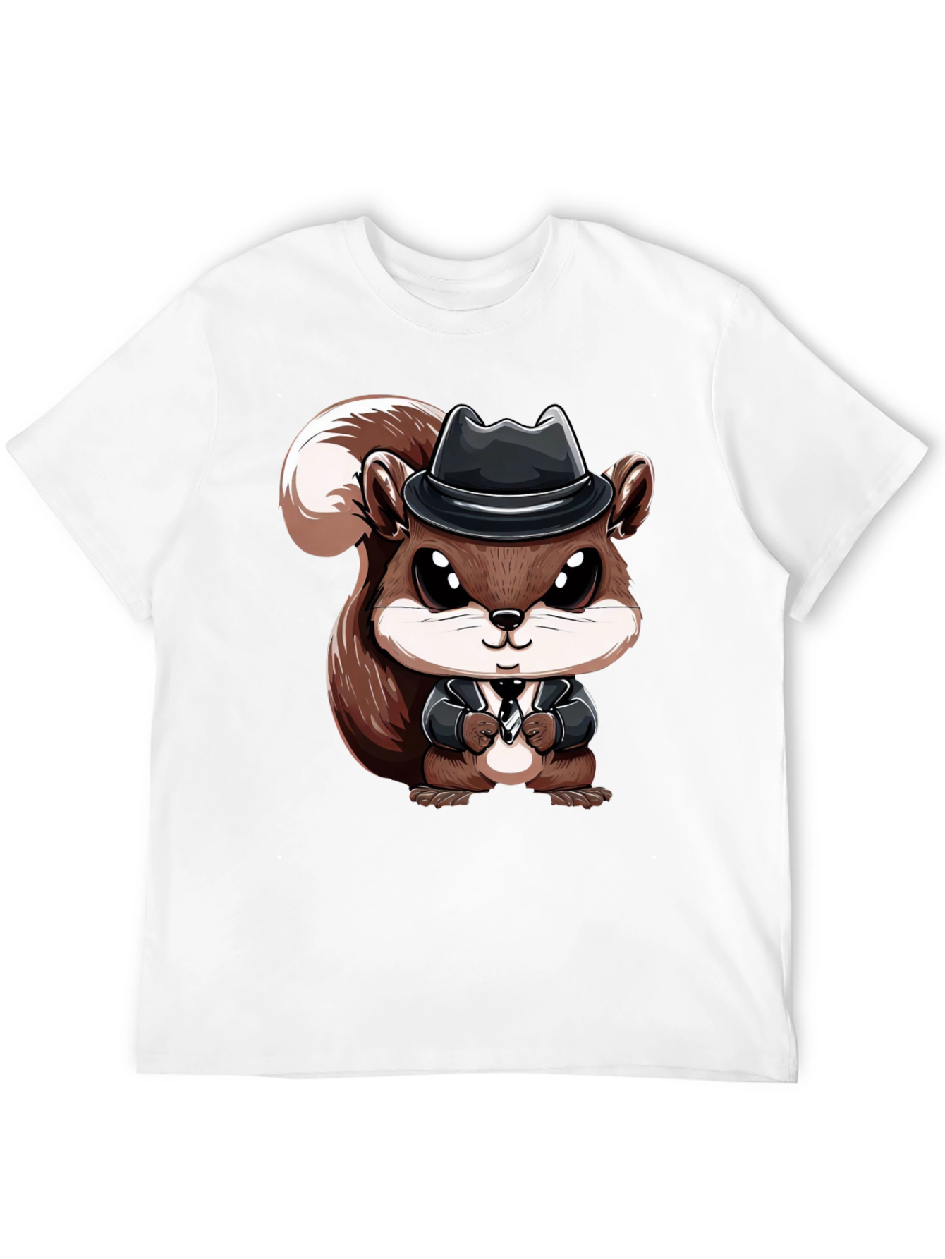 Squirrel in Suit Graphic Tee