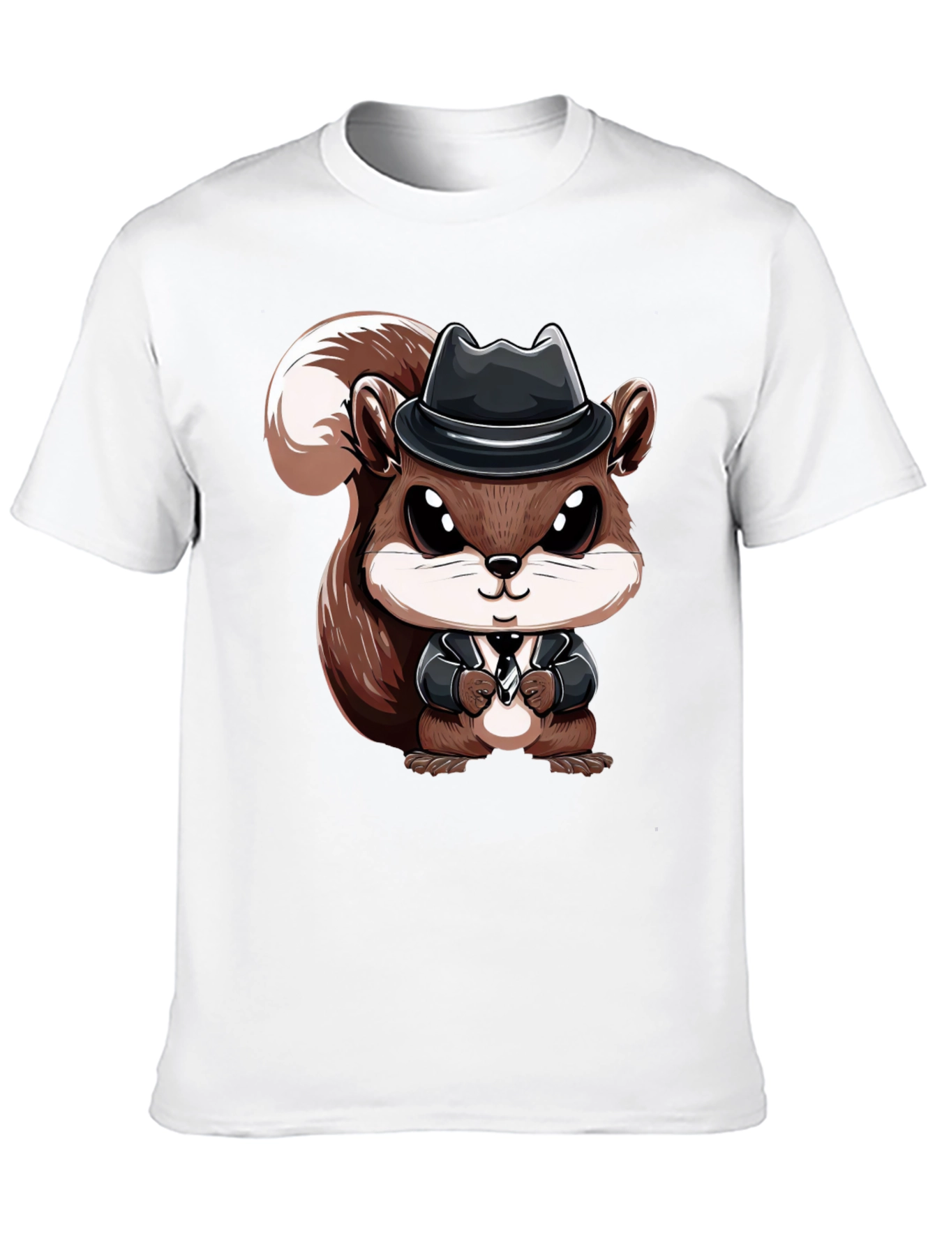 Squirrel in Suit Graphic Tee