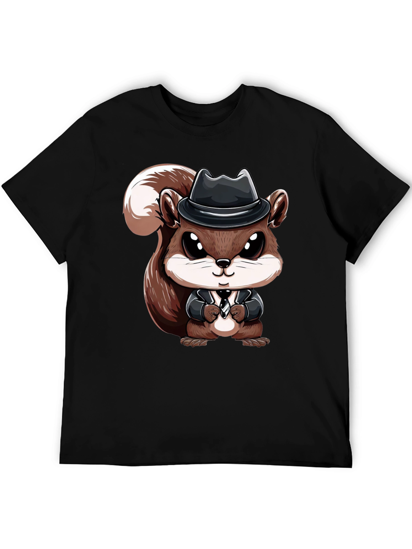 Squirrel in Suit Graphic Tee