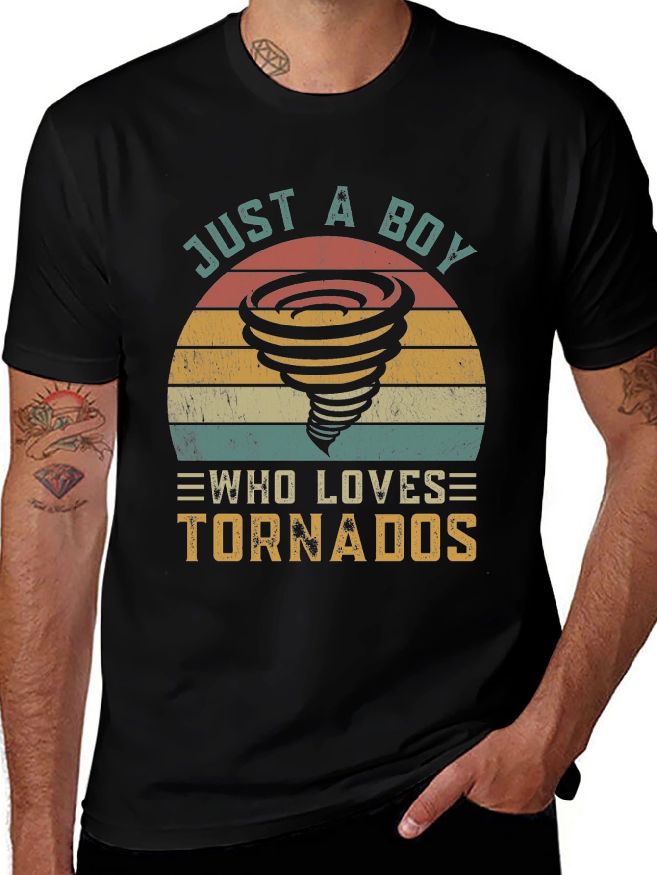 Just a Boy Who Loves Tornados T-Shirt