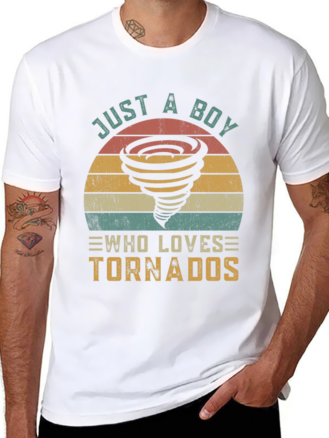 Just a Boy Who Loves Tornados T-Shirt
