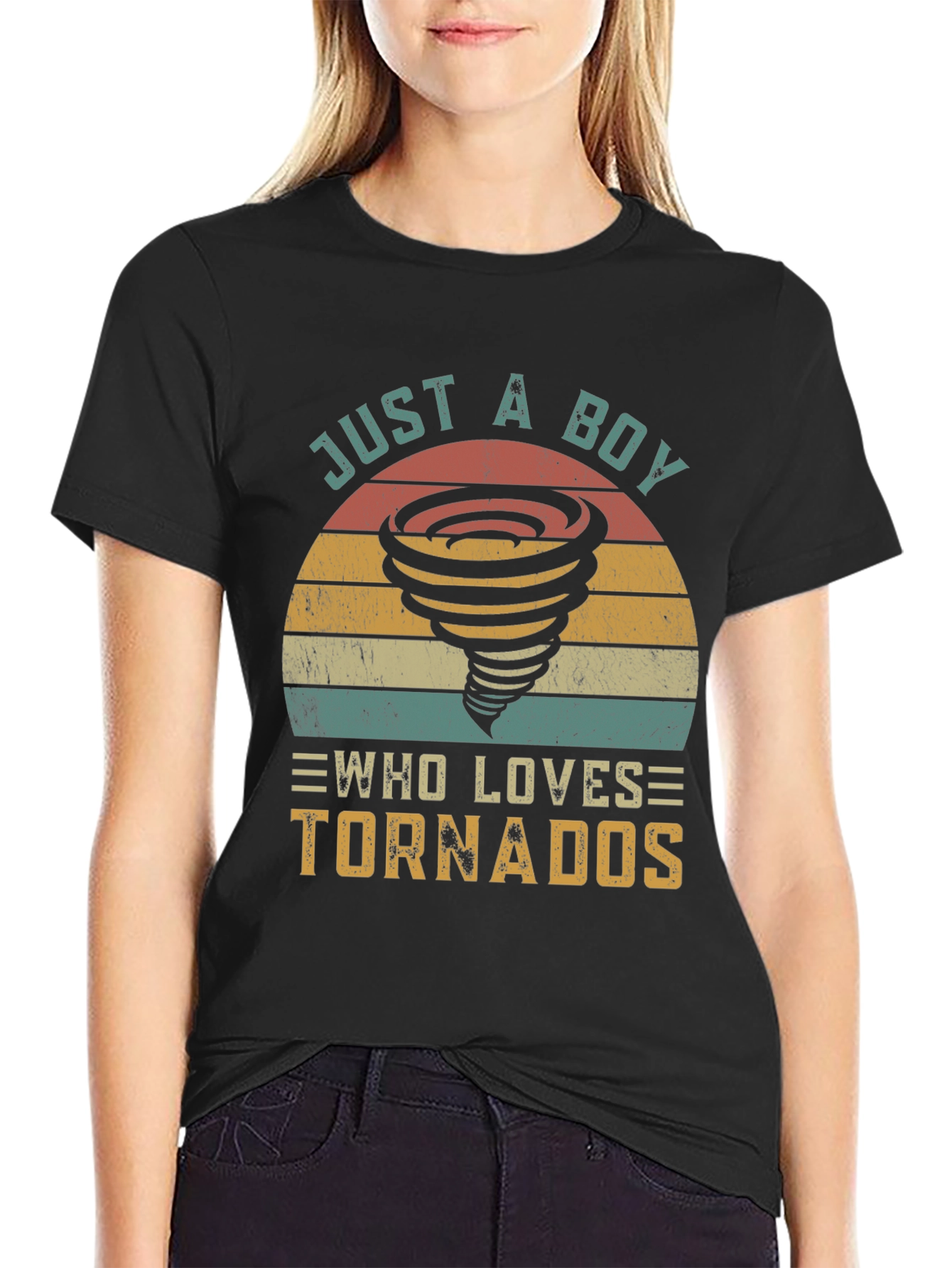 Just a Boy Who Loves Tornados T-Shirt