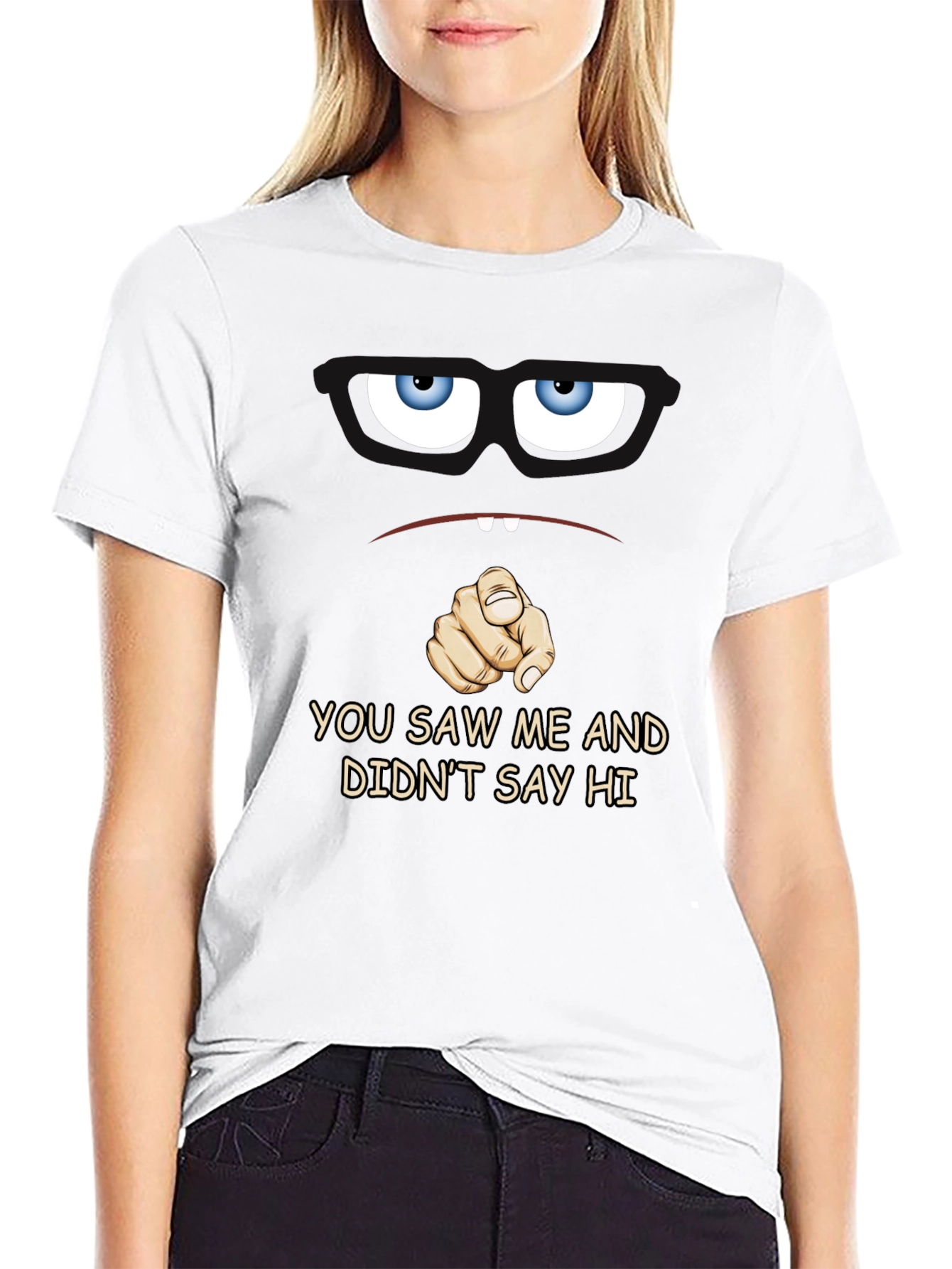 Funny You Saw Me Graphic T-Shirt