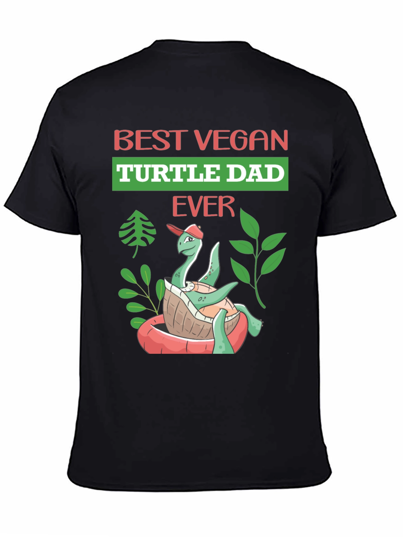 Best Vegan Turtle Dad Ever T-Shirt