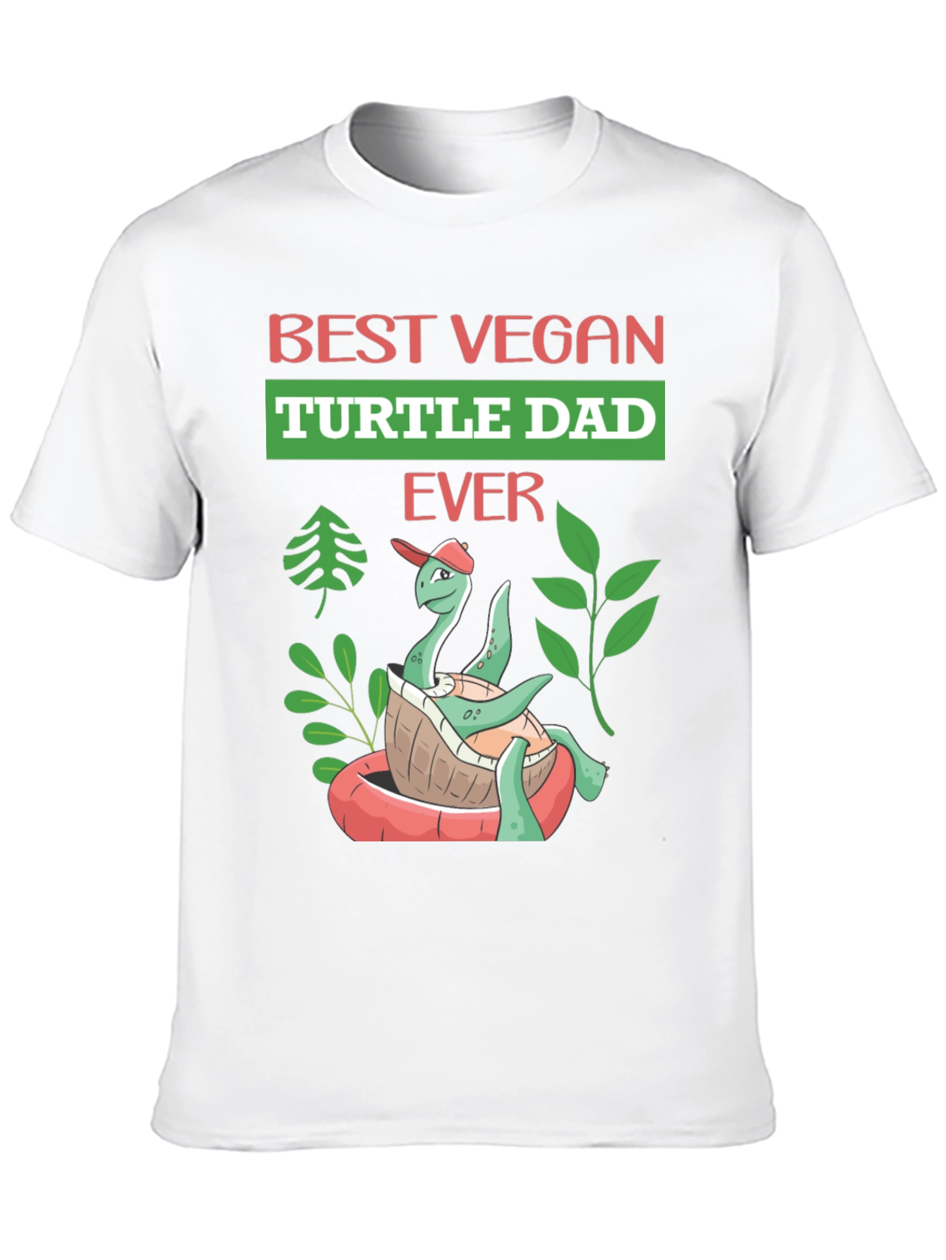 Best Vegan Turtle Dad Ever T-Shirt