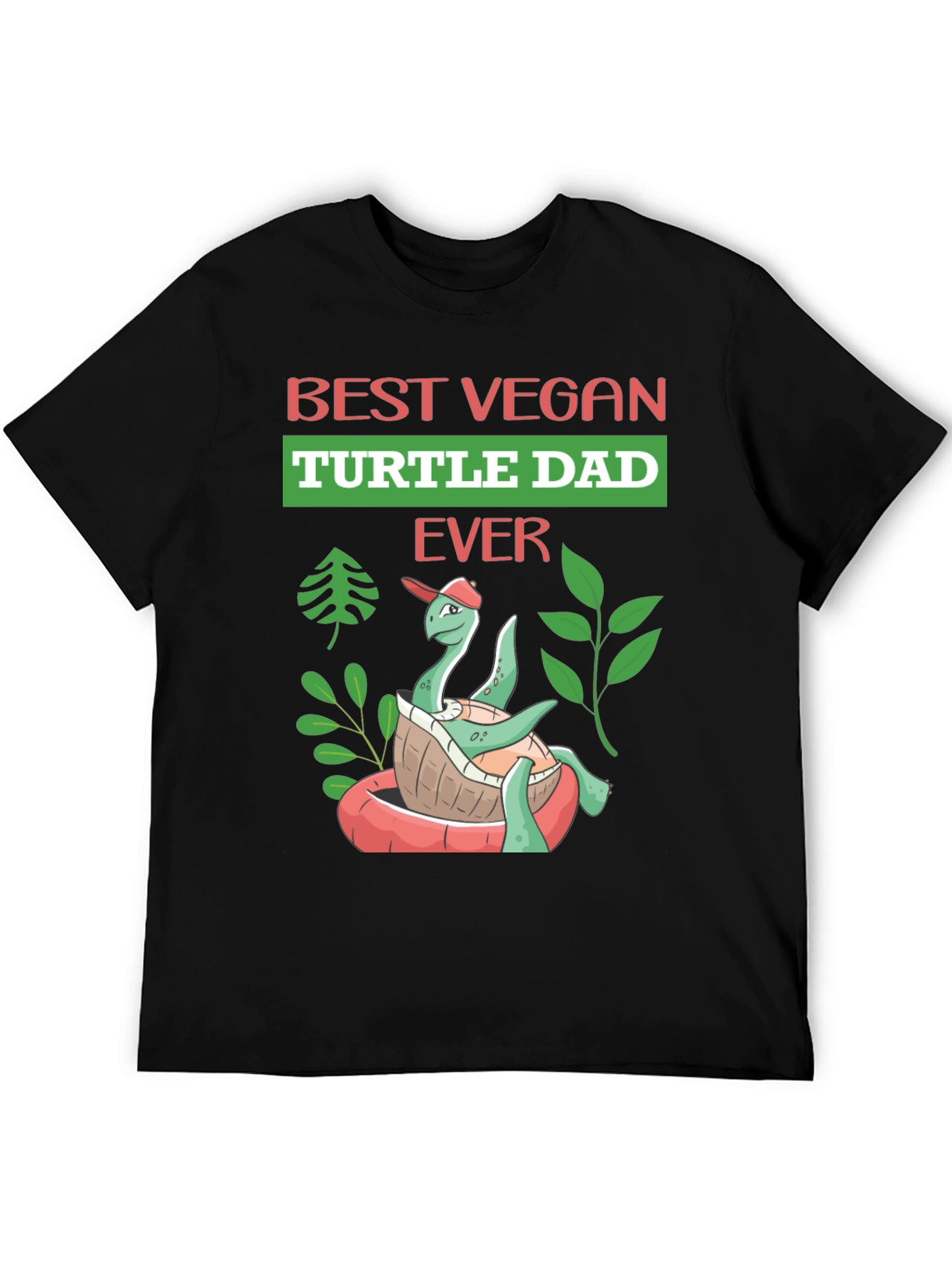 Best Vegan Turtle Dad Ever T-Shirt