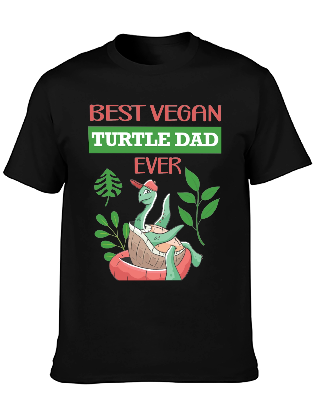 Best Vegan Turtle Dad Ever T-Shirt