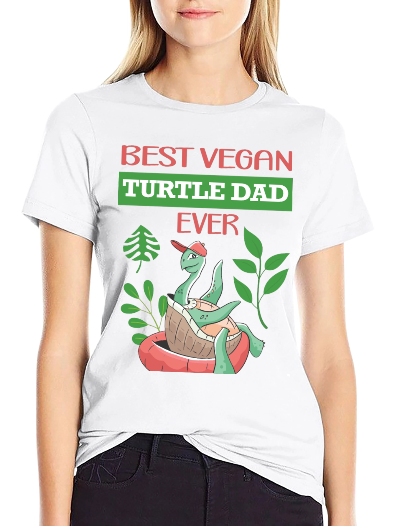 Best Vegan Turtle Dad Ever T-Shirt