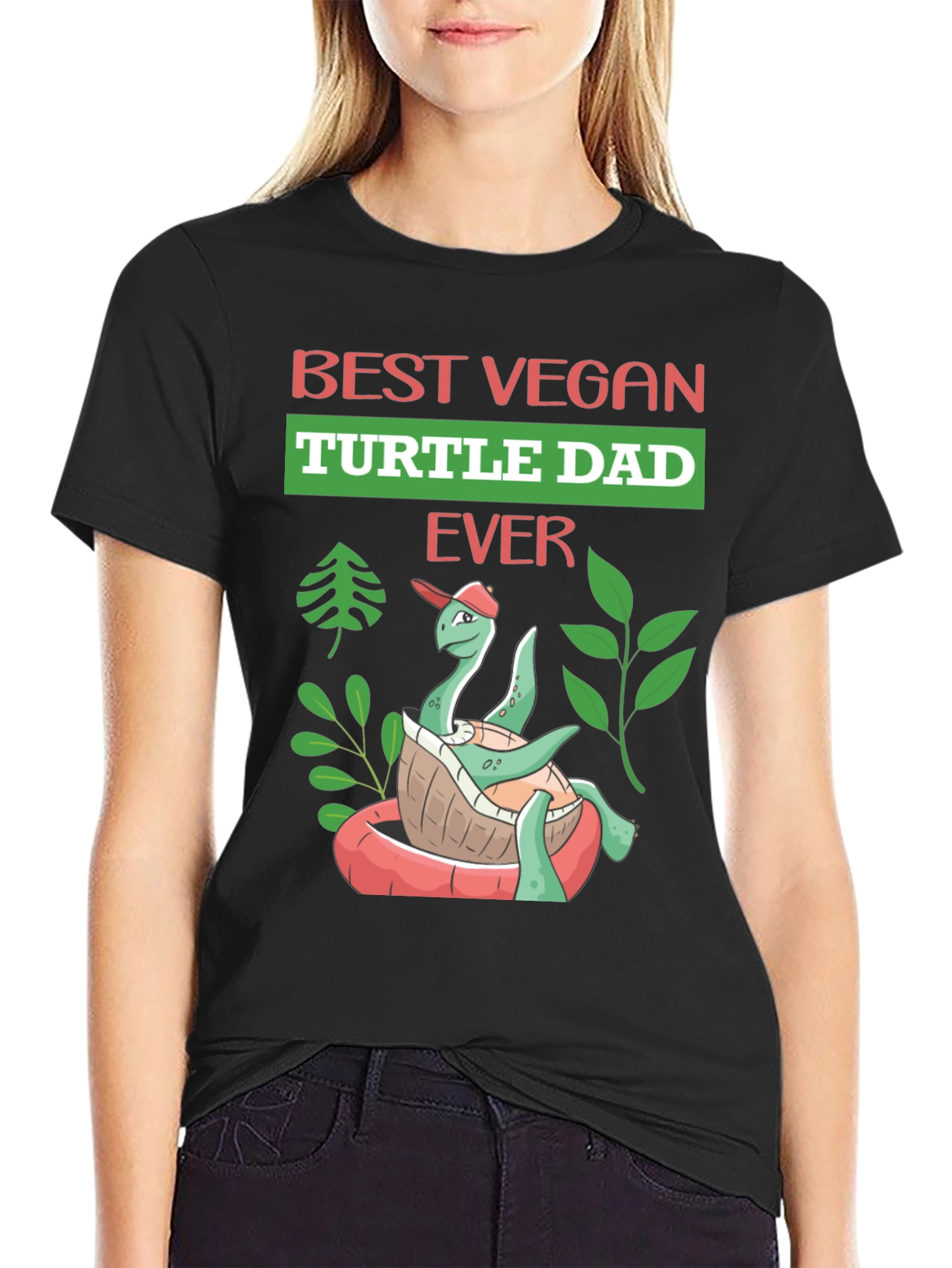 Best Vegan Turtle Dad Ever T-Shirt