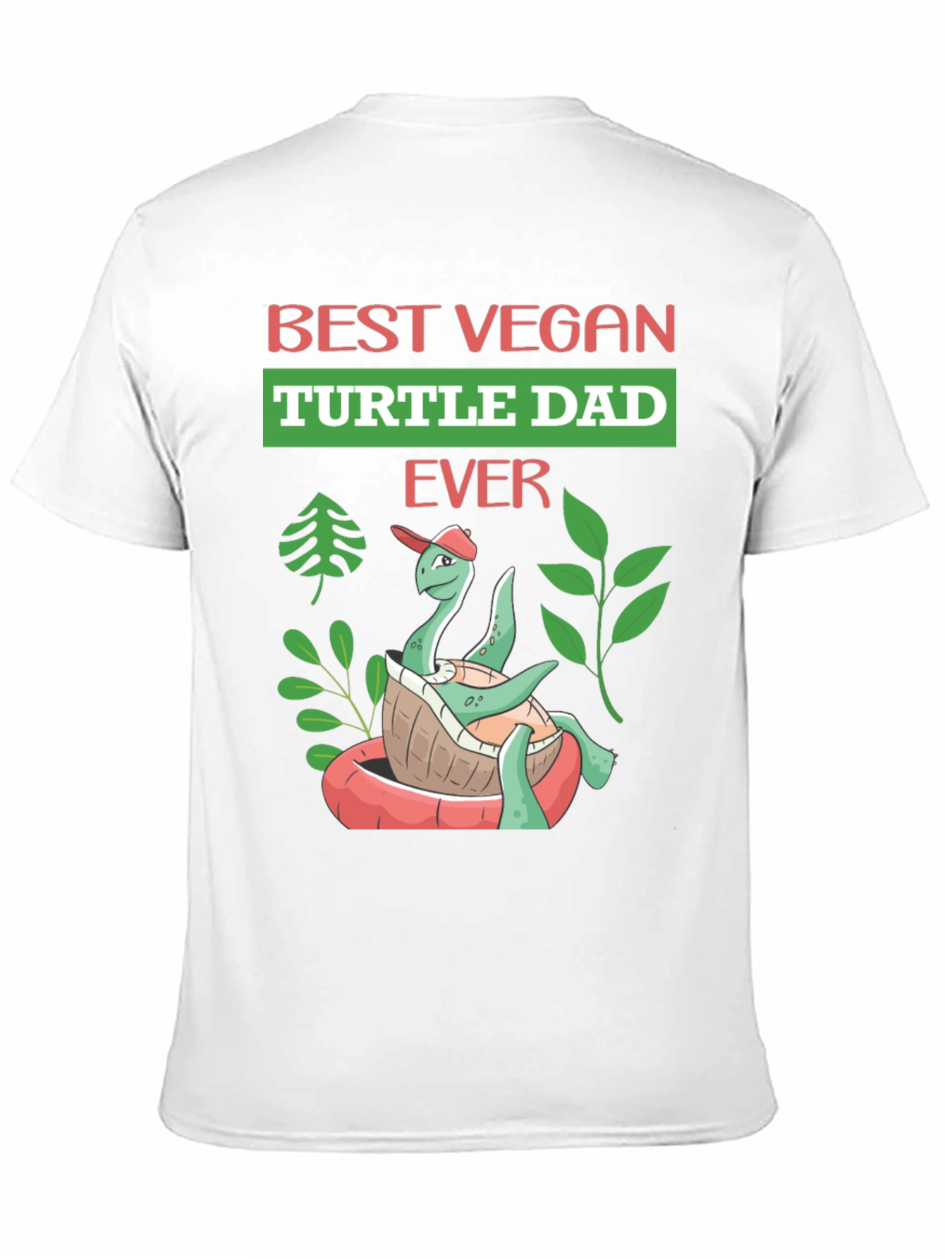 Best Vegan Turtle Dad Ever T-Shirt