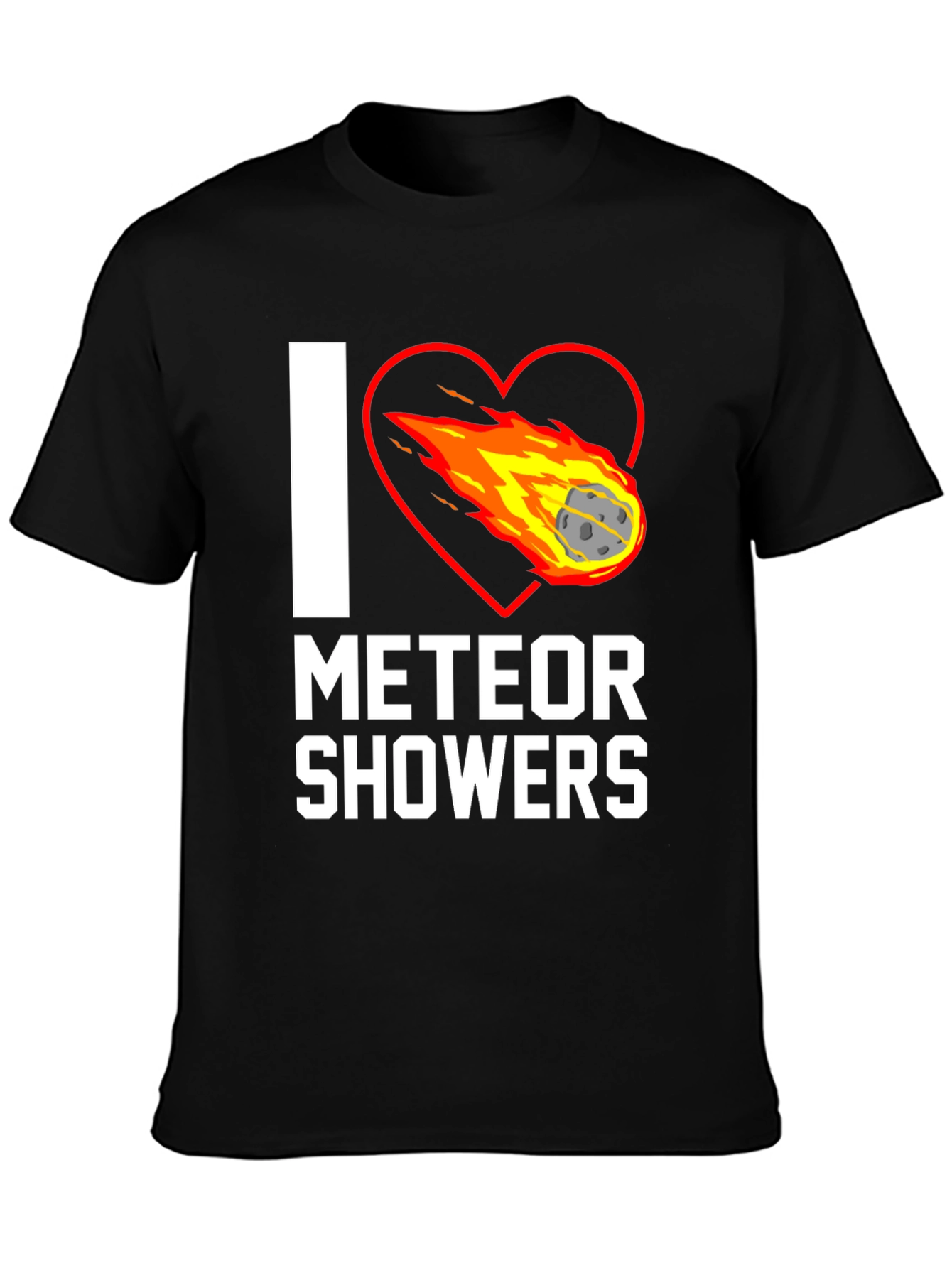 I Love Meteor Showers Graphic T-Shirt