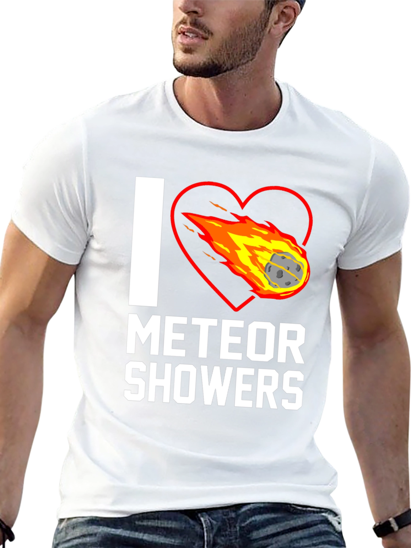 I Love Meteor Showers Graphic T-Shirt