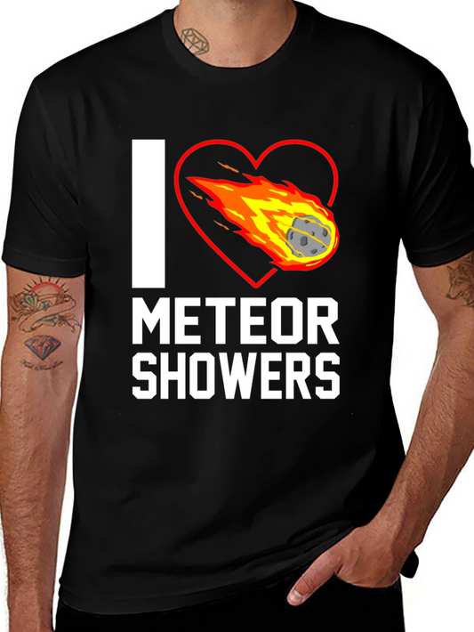 I Love Meteor Showers Graphic T-Shirt