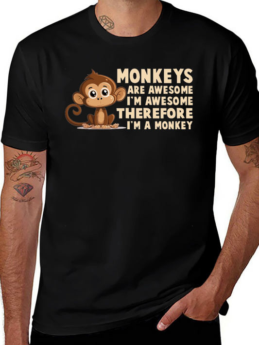 Funny Monkey T-Shirt - Awesome Monkey Design