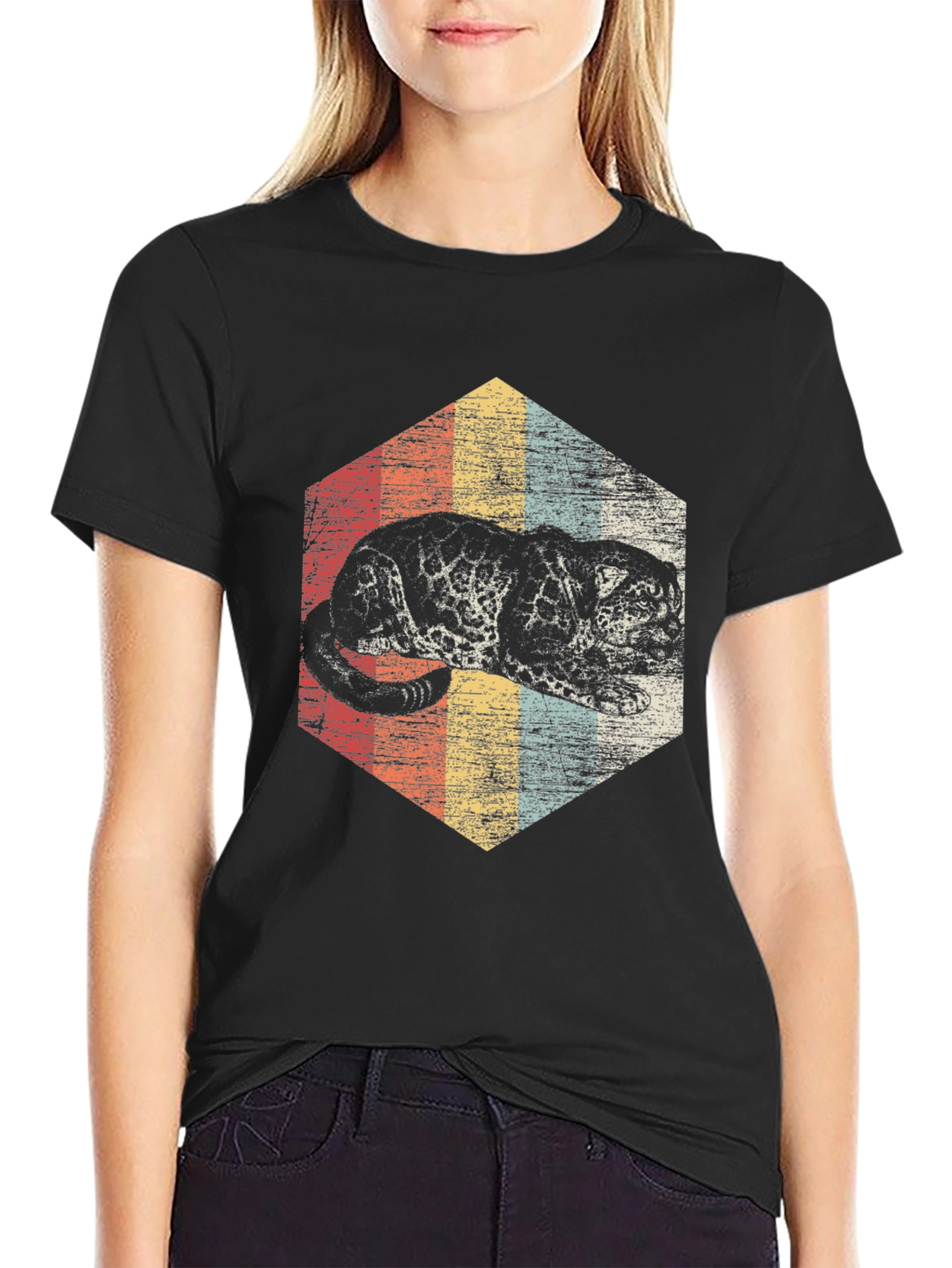Retro Style Black Panther T-Shirt
