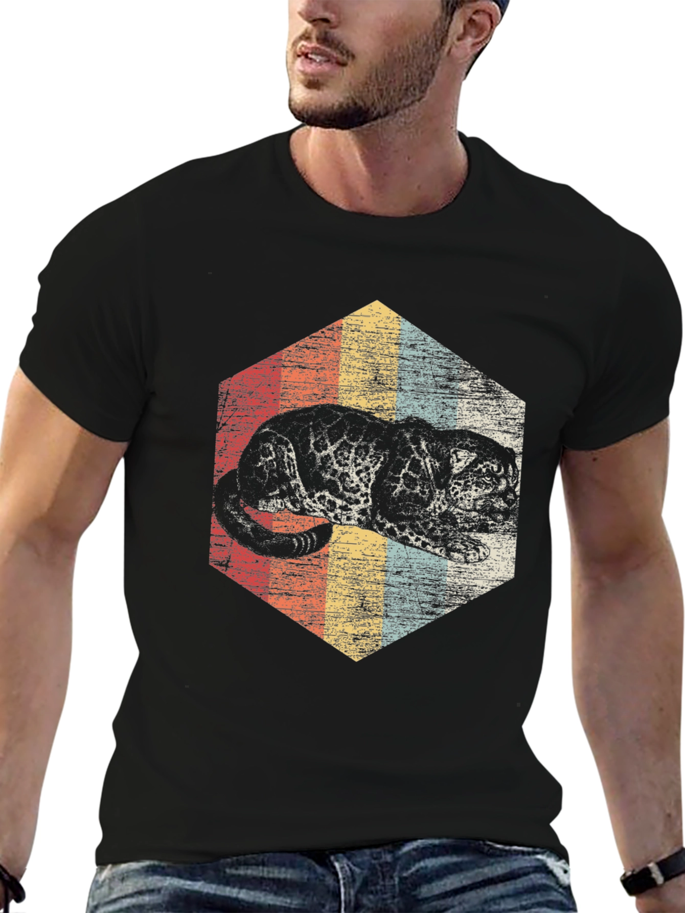 Retro Style Black Panther T-Shirt