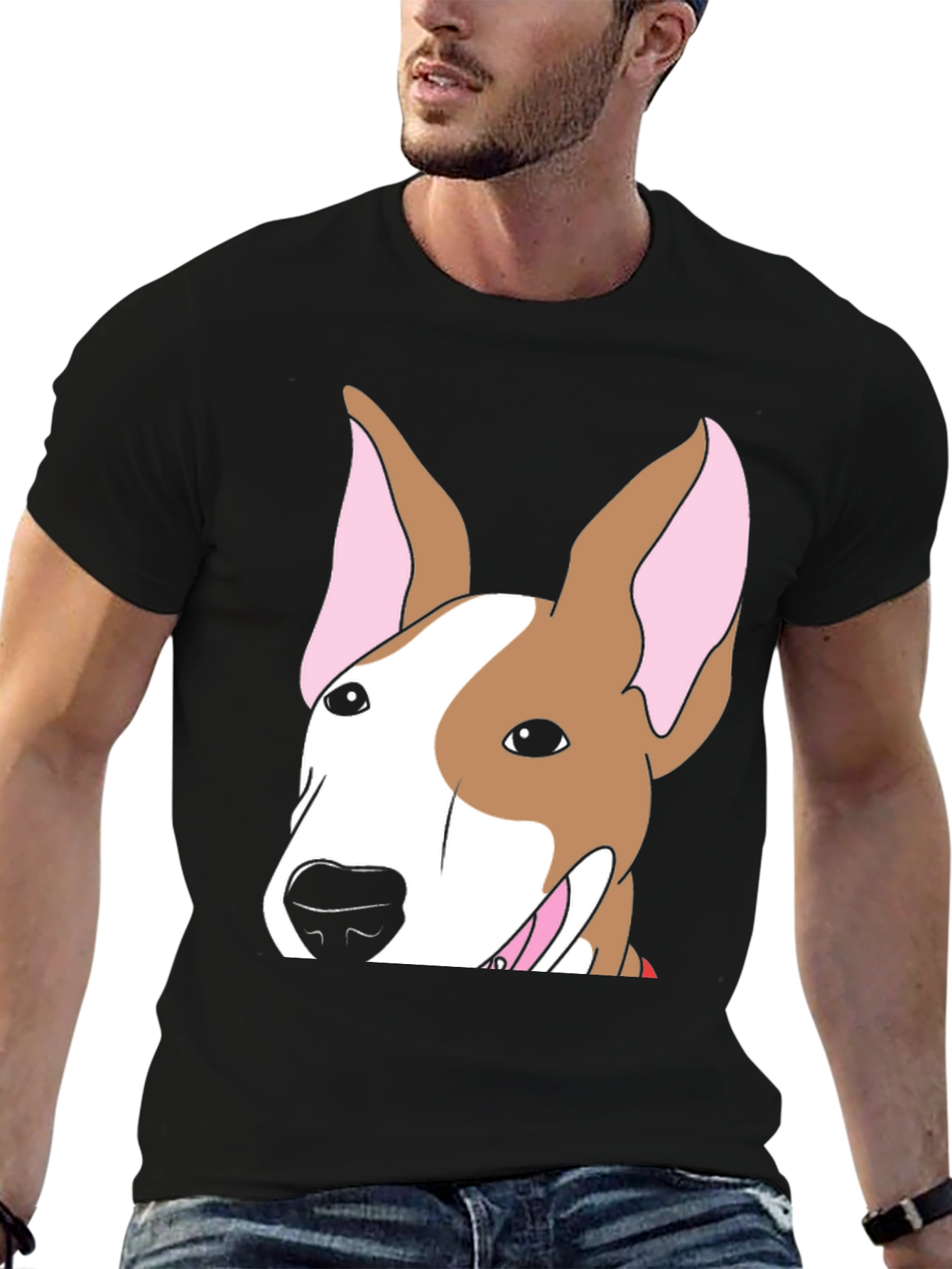 Bull Terrier Dog Graphic T-Shirt