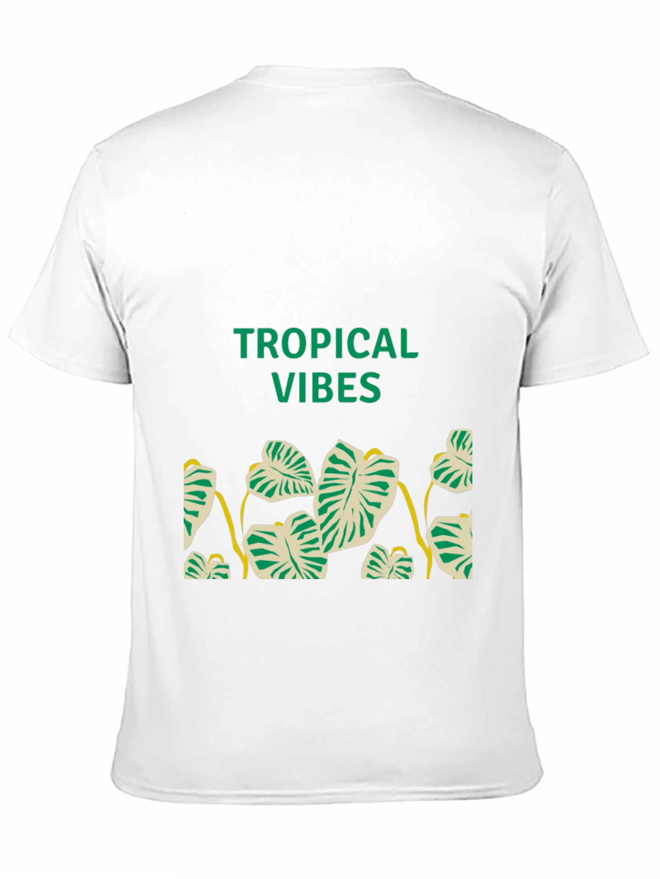 Tropical Vibes Black T-Shirt