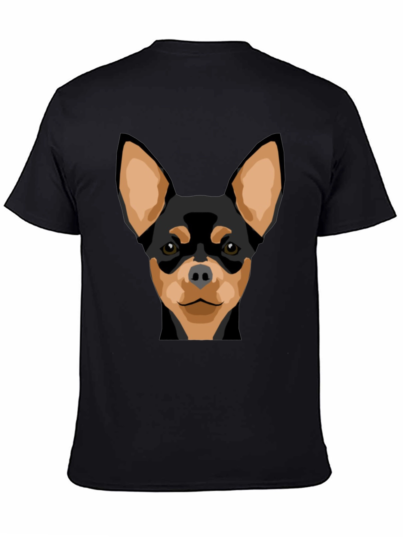 Dog Graphic Tee - Black T-Shirt with Dog Design