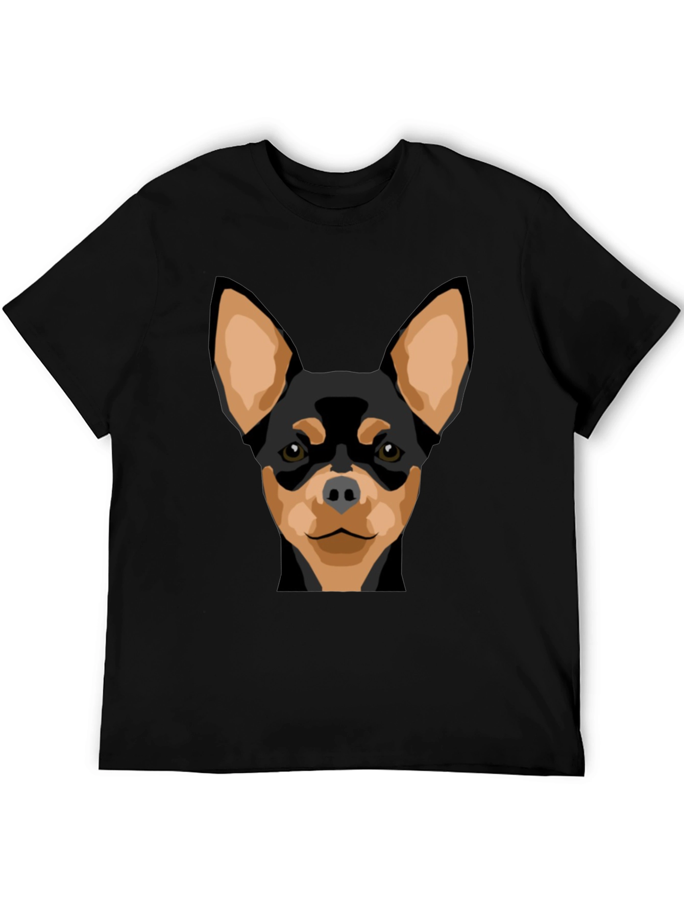 Dog Graphic Tee - Black T-Shirt with Dog Design
