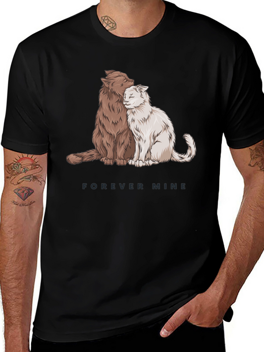 Forever Mine Cat Graphic T-Shirt