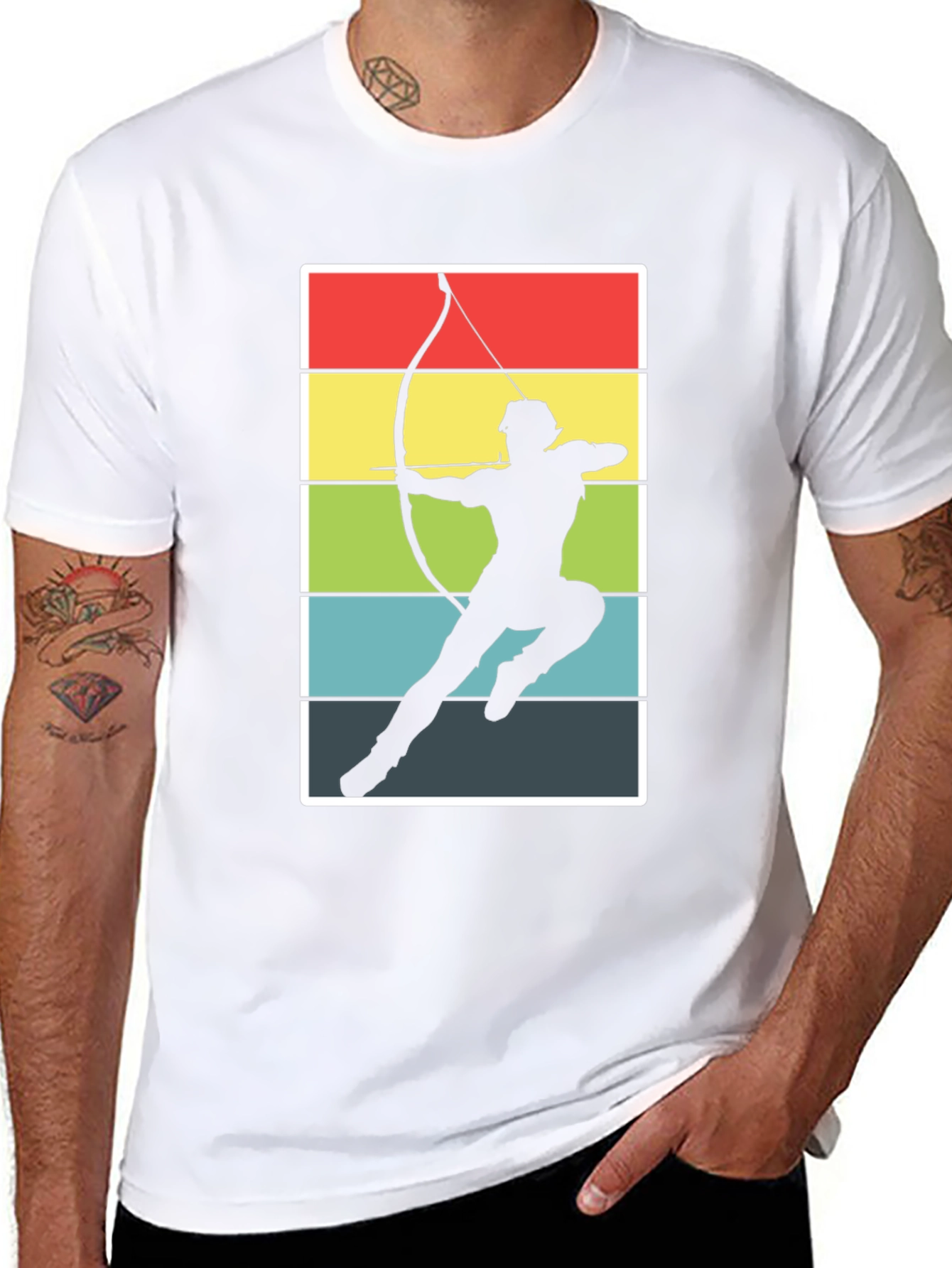 Archery Retro Graphic Tee - Classic Style