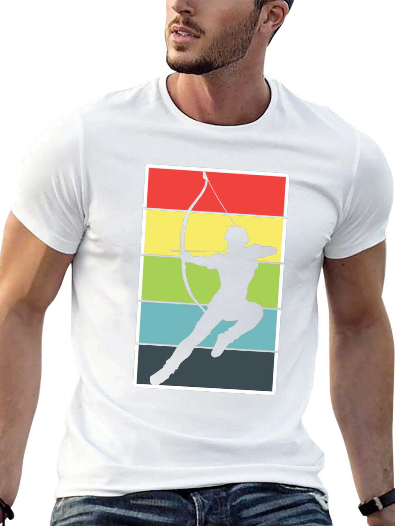 Archery Retro Graphic Tee - Classic Style