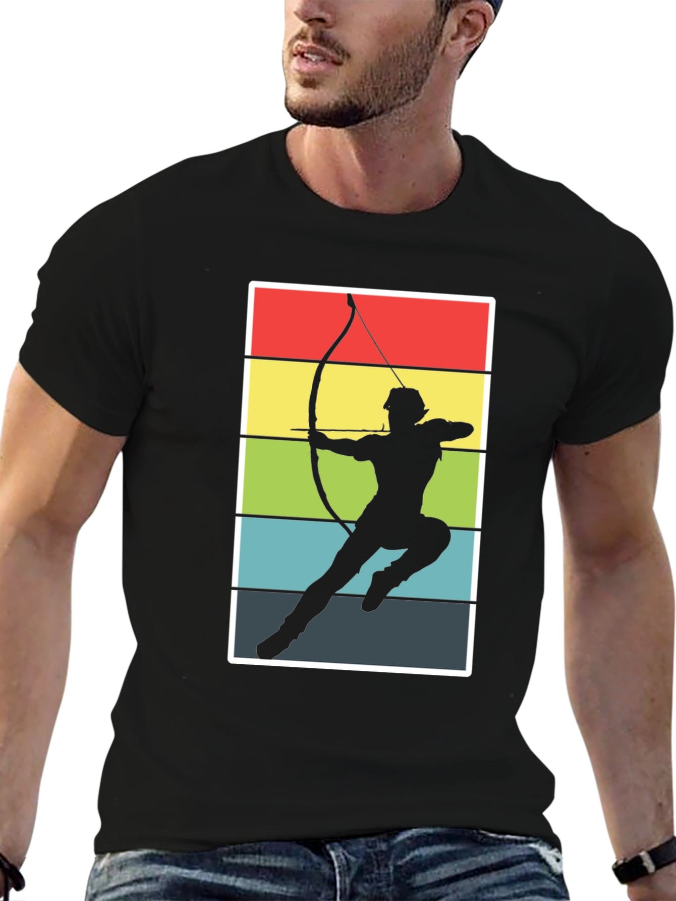 Archery Retro Graphic Tee - Classic Style