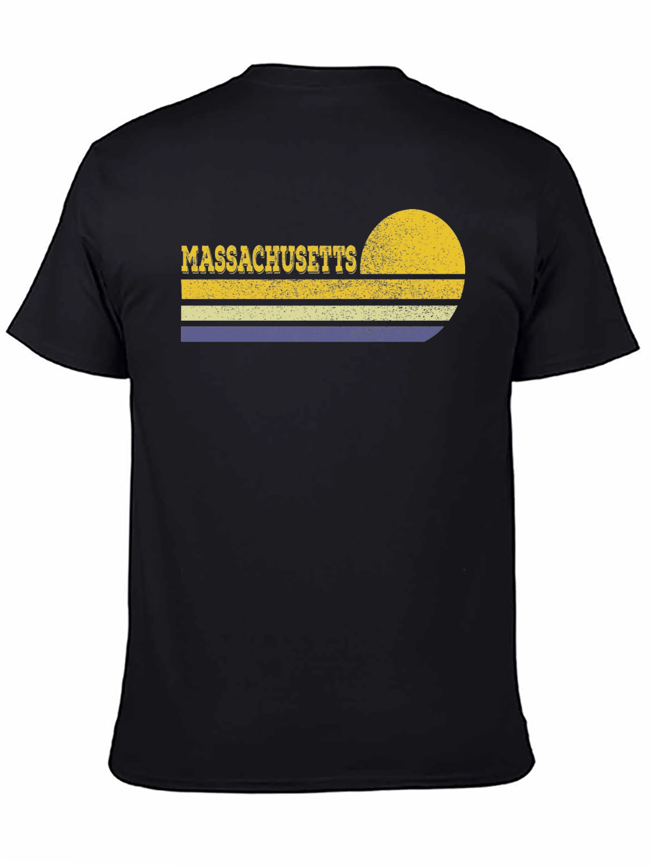 Retro Massachusetts Graphic T-Shirt