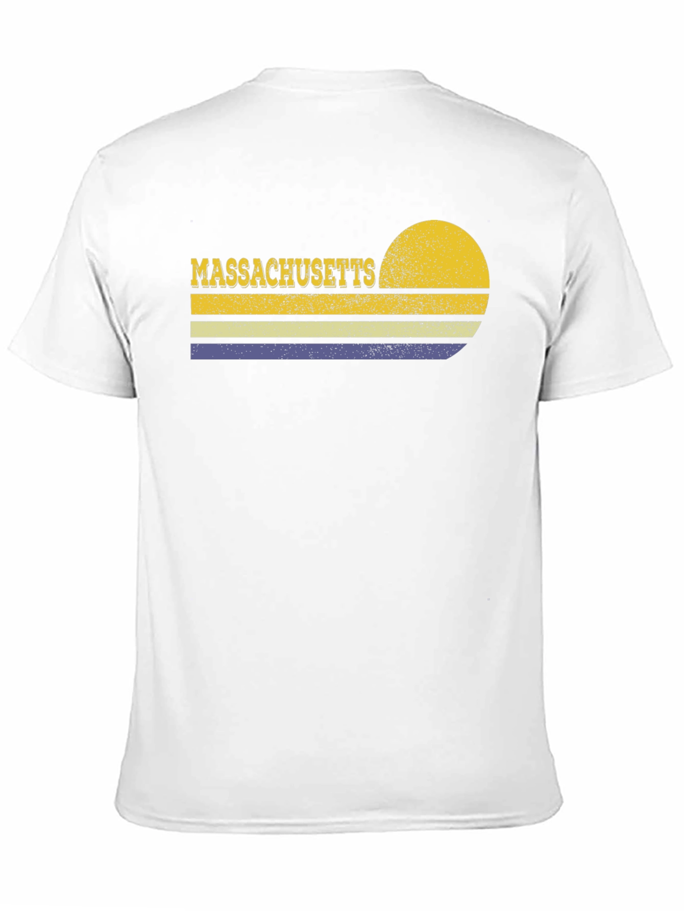 Retro Massachusetts Graphic T-Shirt