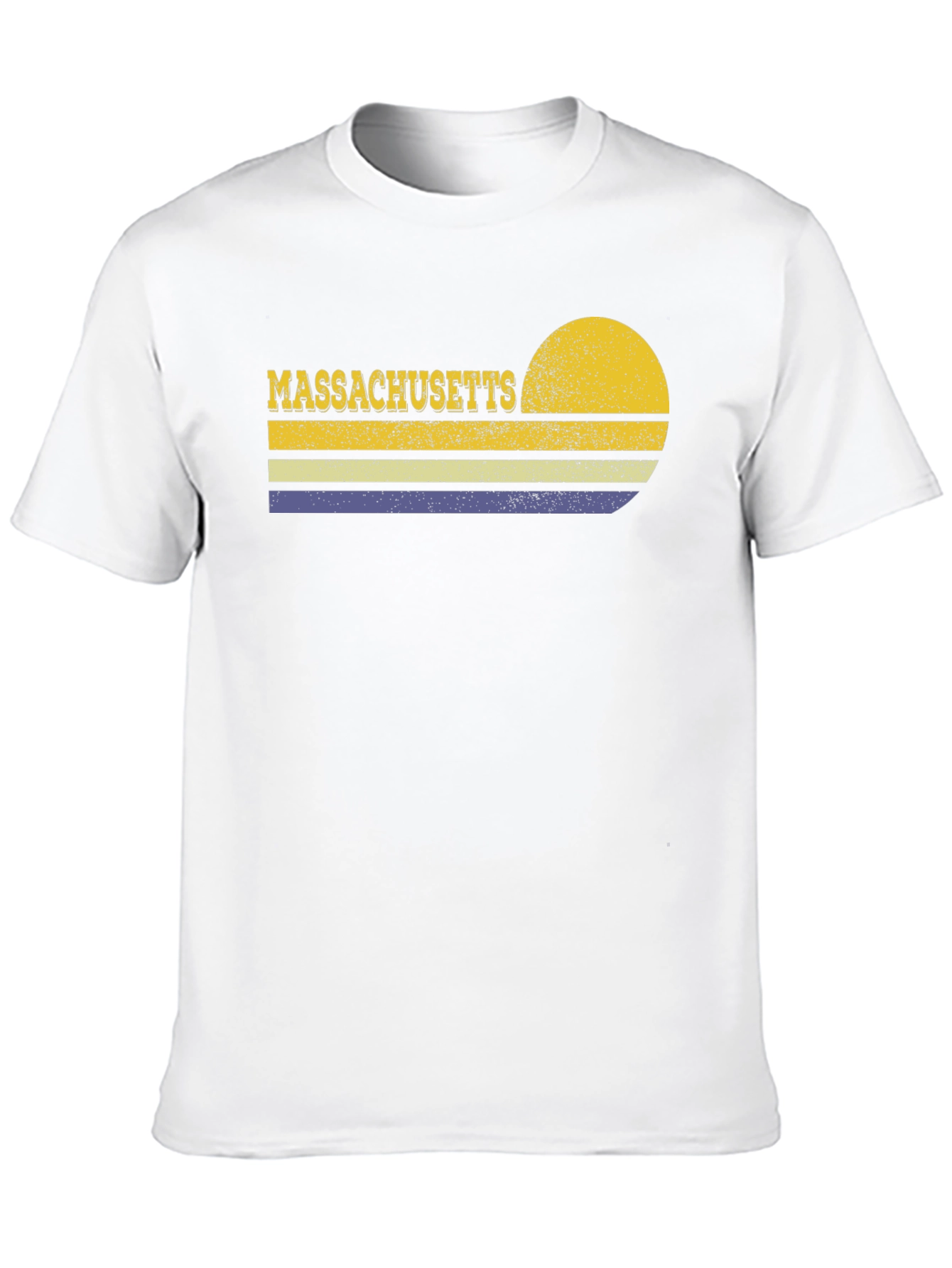 Retro Massachusetts Graphic T-Shirt