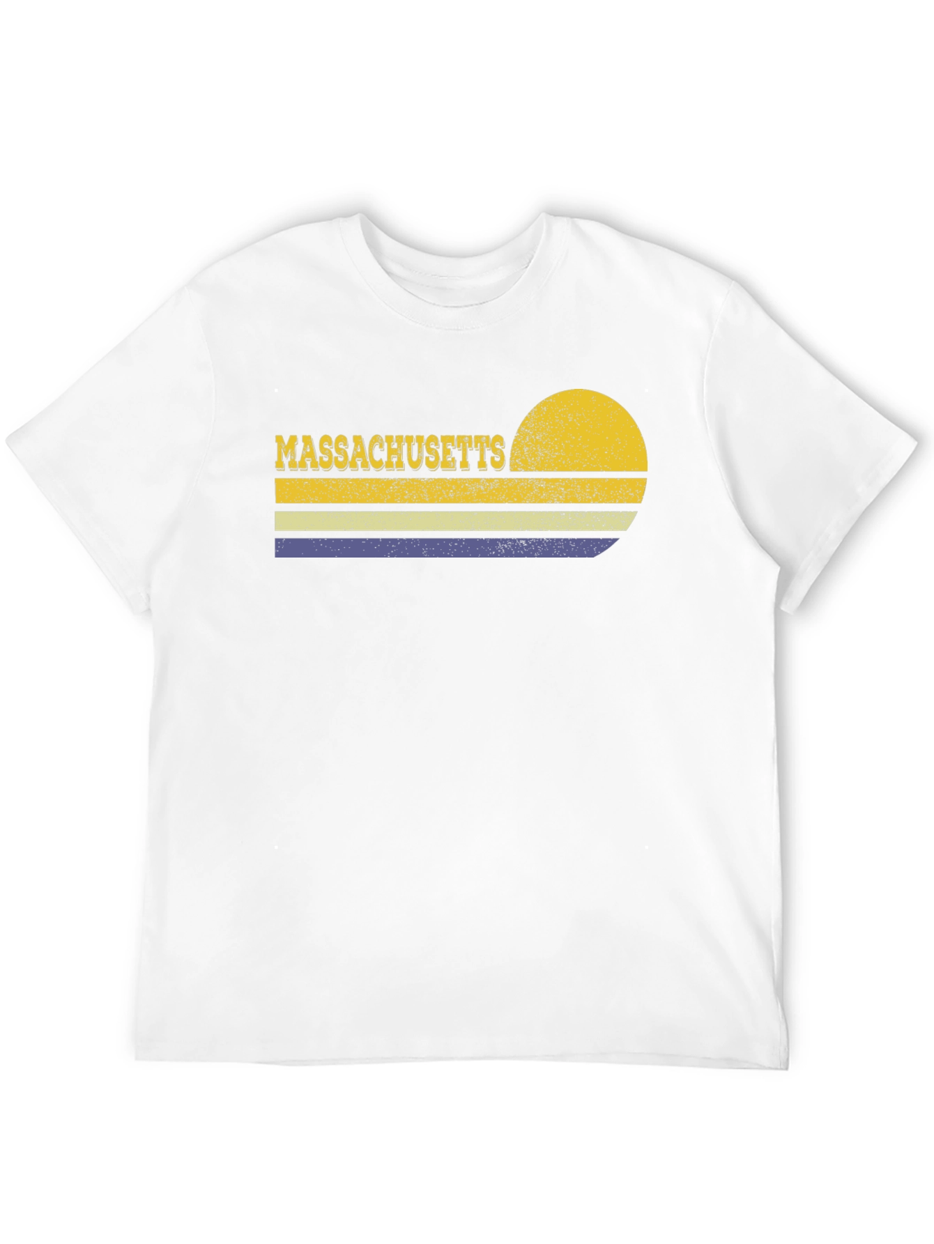 Retro Massachusetts Graphic T-Shirt