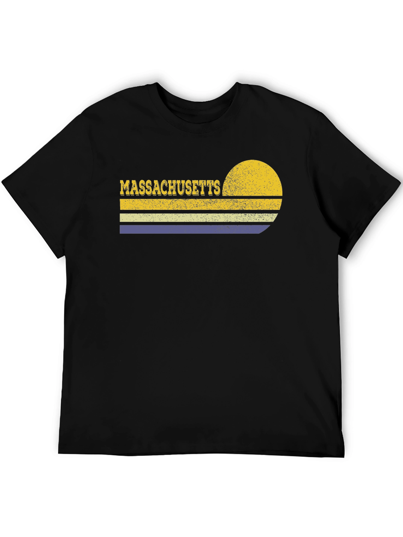 Retro Massachusetts Graphic T-Shirt