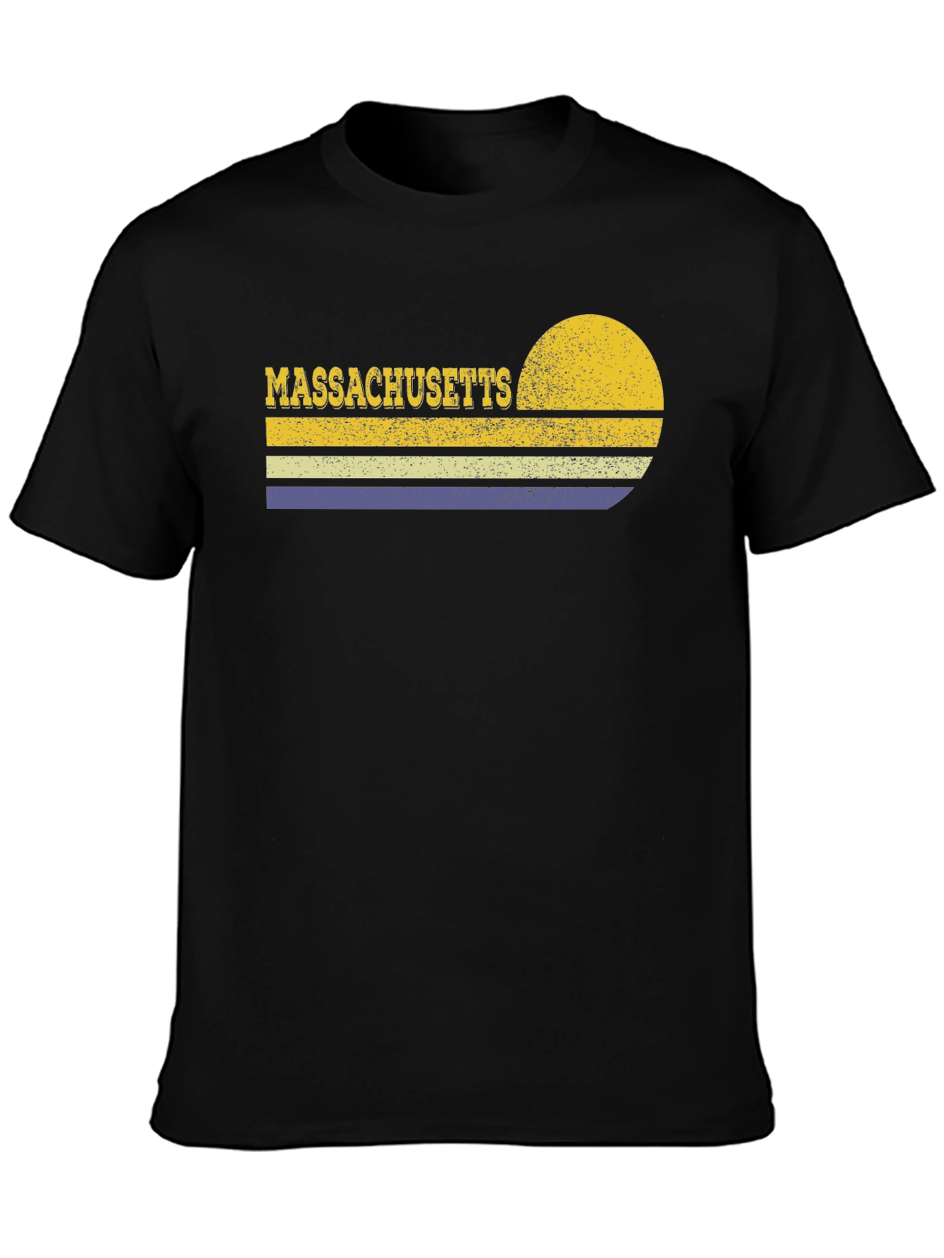 Retro Massachusetts Graphic T-Shirt