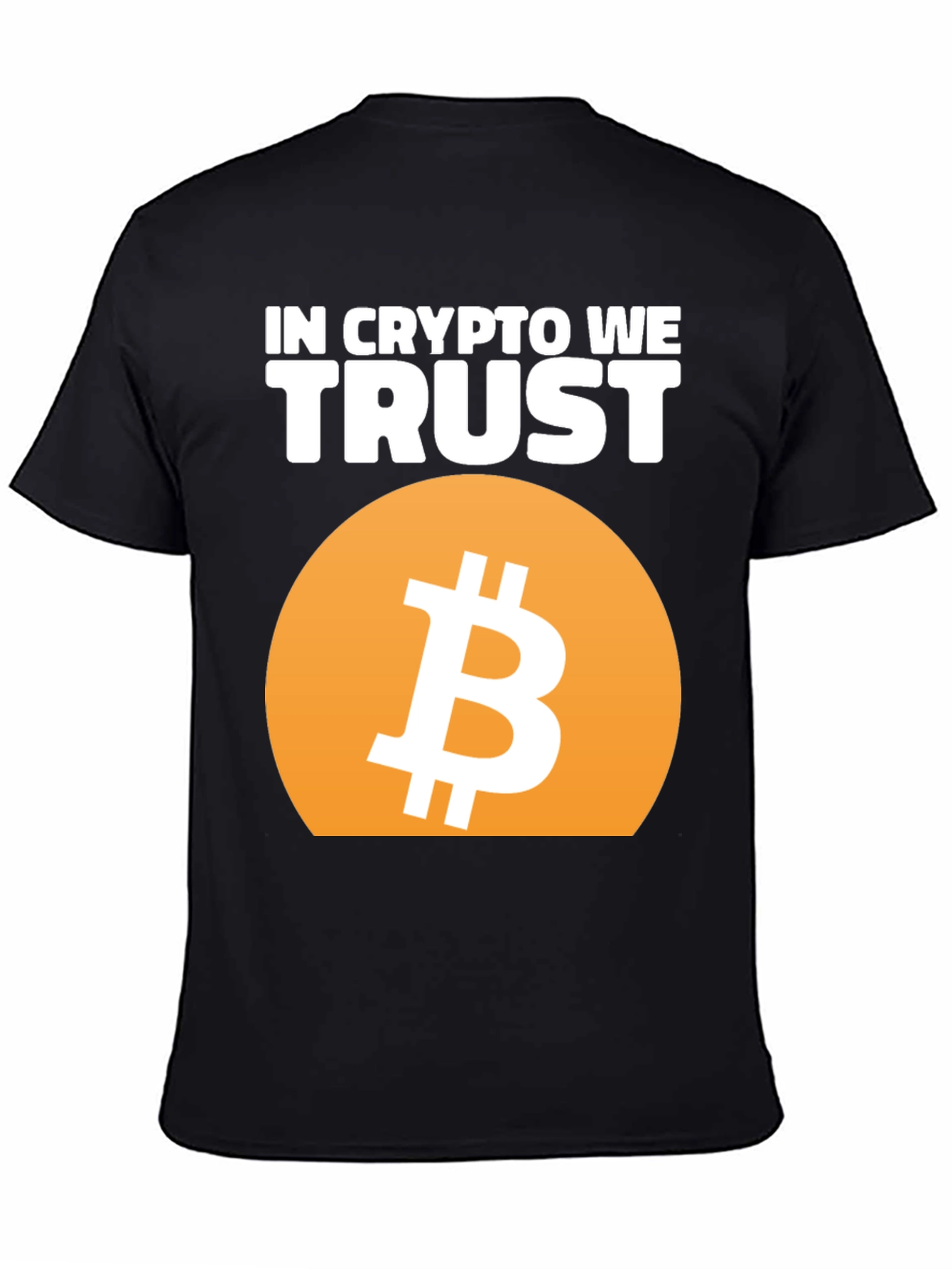 In Crypto We Trust T-Shirt - Bitcoin Design