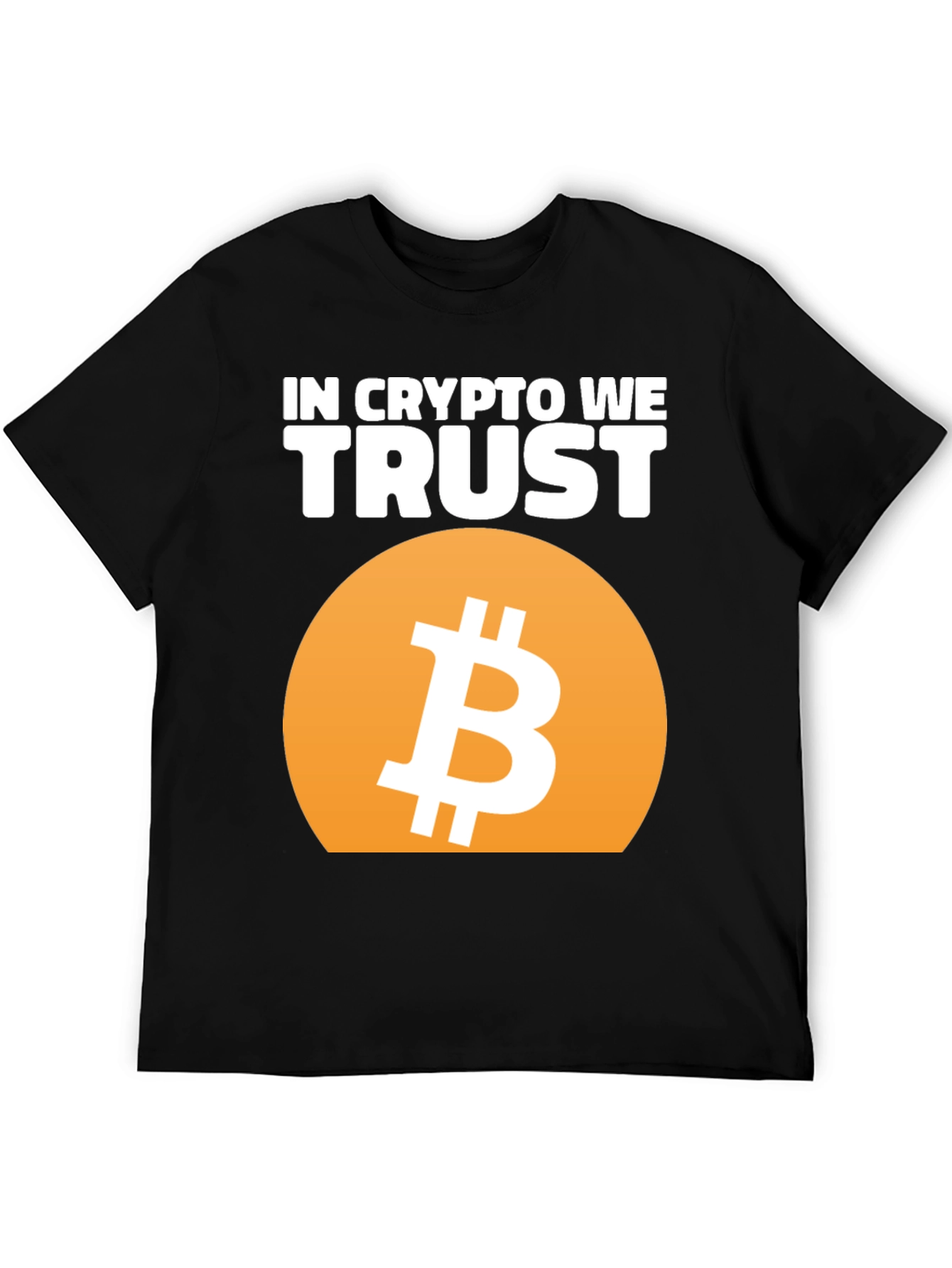 In Crypto We Trust T-Shirt - Bitcoin Design
