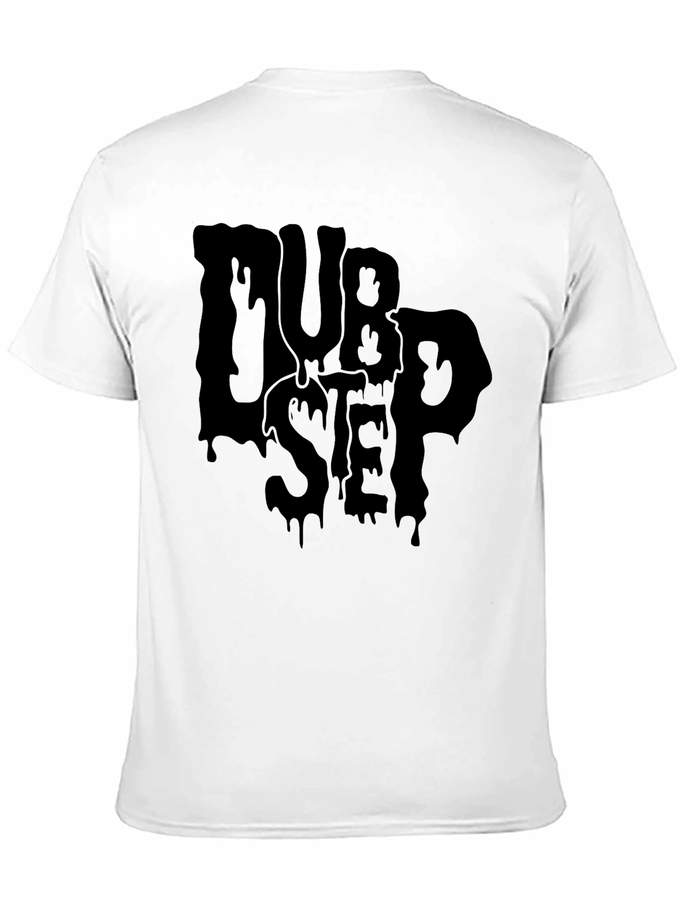 Dubstep Drip Graphic Black T-Shirt
